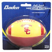 USC Trojans Cardinal and Gold SC Interlock 4" Polystuffed Football